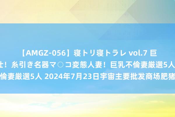 【AMGZ-056】寝トリ寝トラレ vol.7 巨乳むっちむちパイズリ奉仕！糸引き名器マ○コ変態人妻！巨乳不倫妻厳選5人 2024年7月23日宇宙主要批发商场肥猪价钱行情