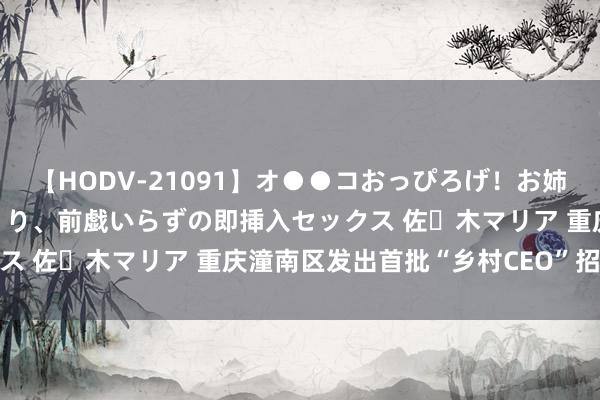 【HODV-21091】オ●●コおっぴろげ！お姉ちゃん 四六時中濡れまくり、前戯いらずの即挿入セックス 佐々木マリア 重庆潼南区发出首批“乡村CEO”招募令